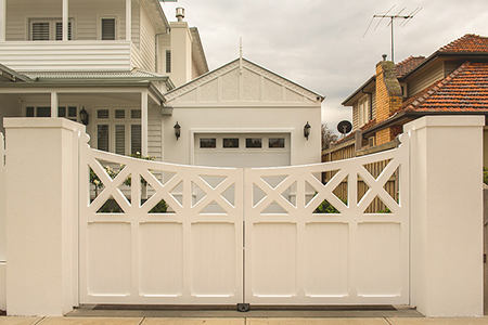 Wooden Driveway Gates